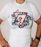 Guess nowy t-shirt damski XL cyrkonie wyprzedaż
