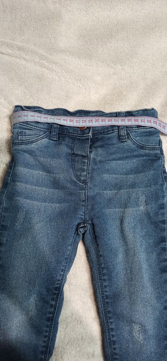 Флісові джинси для дівчинки 12-18 місяців, теплі джинси для дівчинки