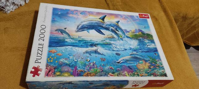 Puzzle 2000 Trefl Delfiny