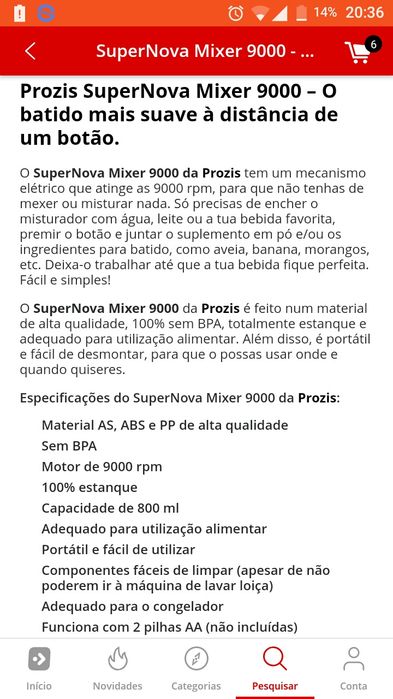Mixer PROZIS novo