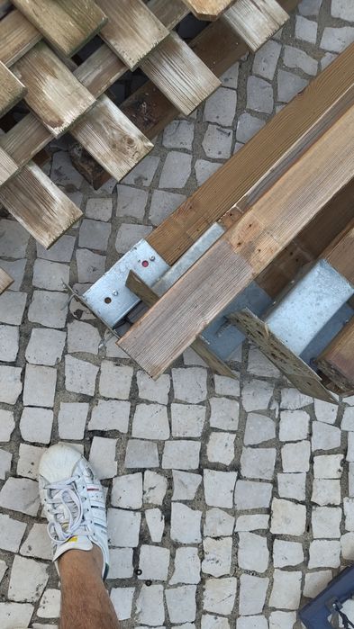 cerca  em madeira jardim