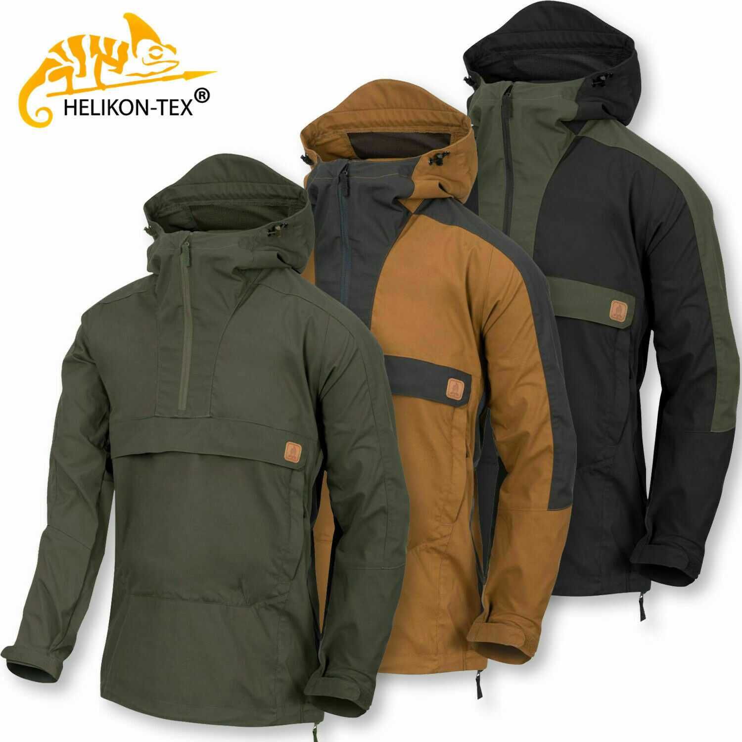 КУРТКА ANORAK Helikon Tex Woodsman ветровка худи кенгуру DuraCanvas