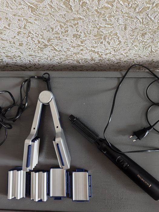 Плойка гофре з насадками, фен-щітка.