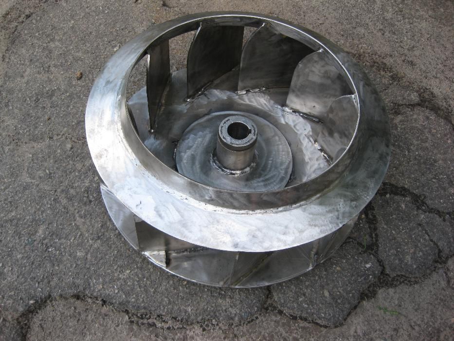 Рабочее колесо, крыльчатка вентилятора лопасти стальные беличье колесо