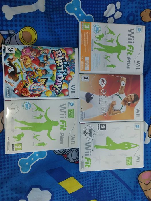 Wii 5 jogos em óptimo estado