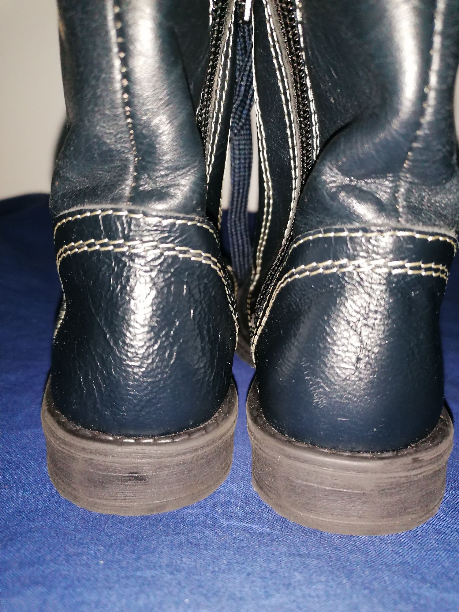 Botas de menina forradas com fecho n° 23