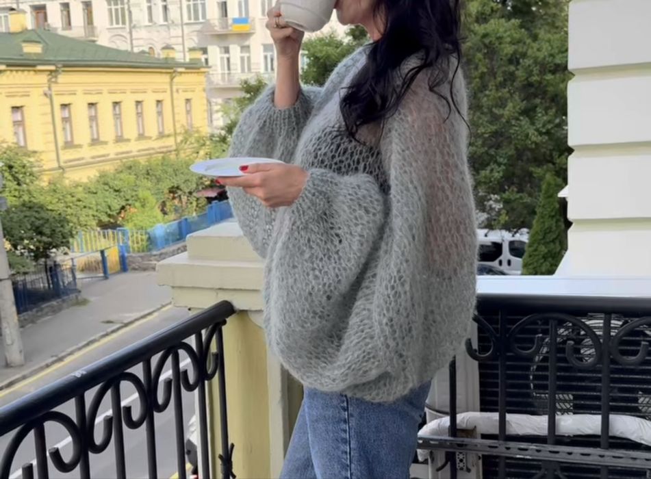 Светр павутинка, кардиган, джемпер