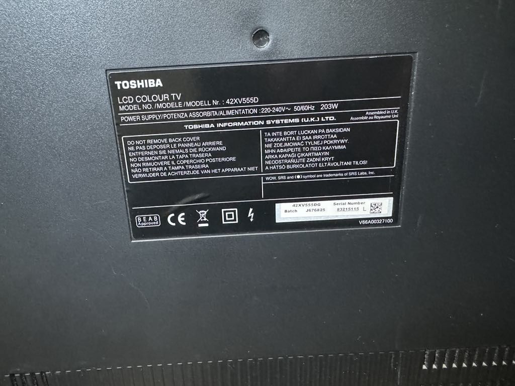 Telewizor 42 "Toshiba