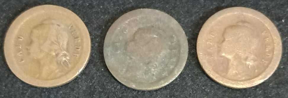 5 Centavos, Cabo Verde, 1930, 3 unidades.