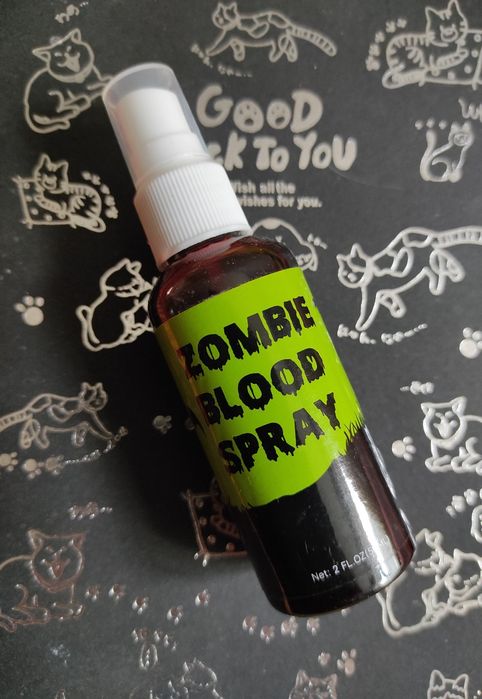 Спрей "Zombie Blood Spray" искусственной крови с маскировкой атомийзер