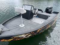 Łódz aluminiowa KING 430 łódka wedkarska