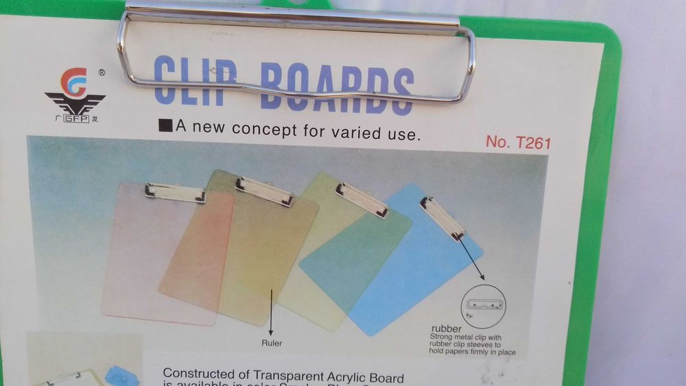 Планшет пластиковый, А4, 22.5 х 32 см.