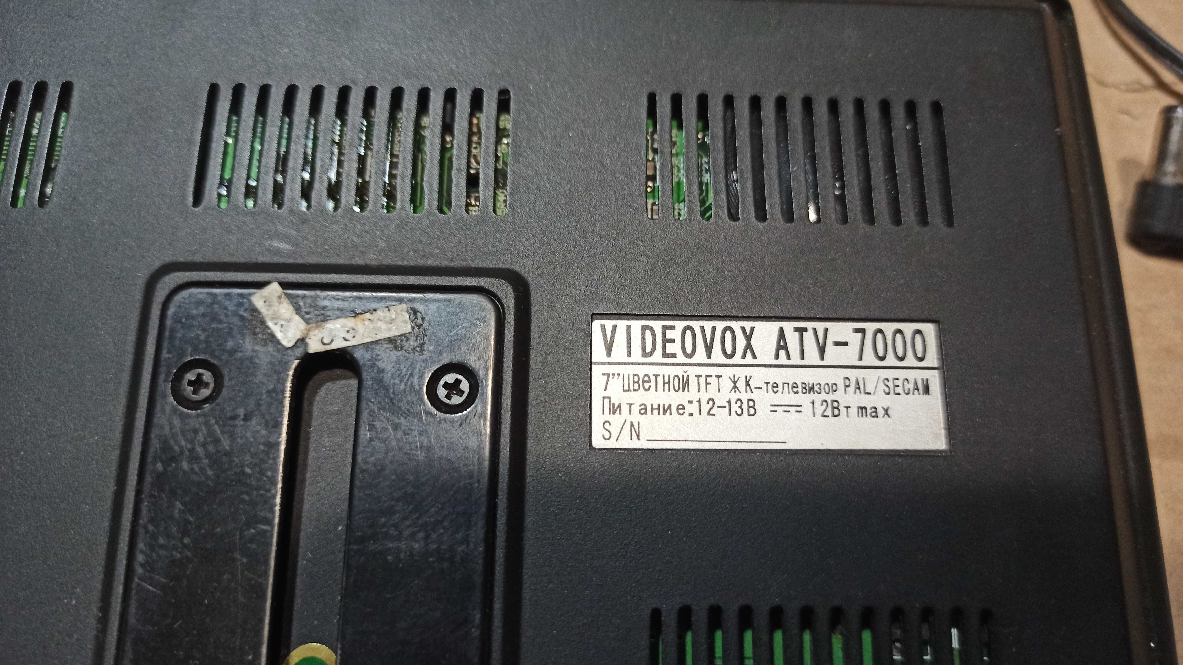 Автомобильный телевизор- монитор  VIDEOVOX ATV-7000