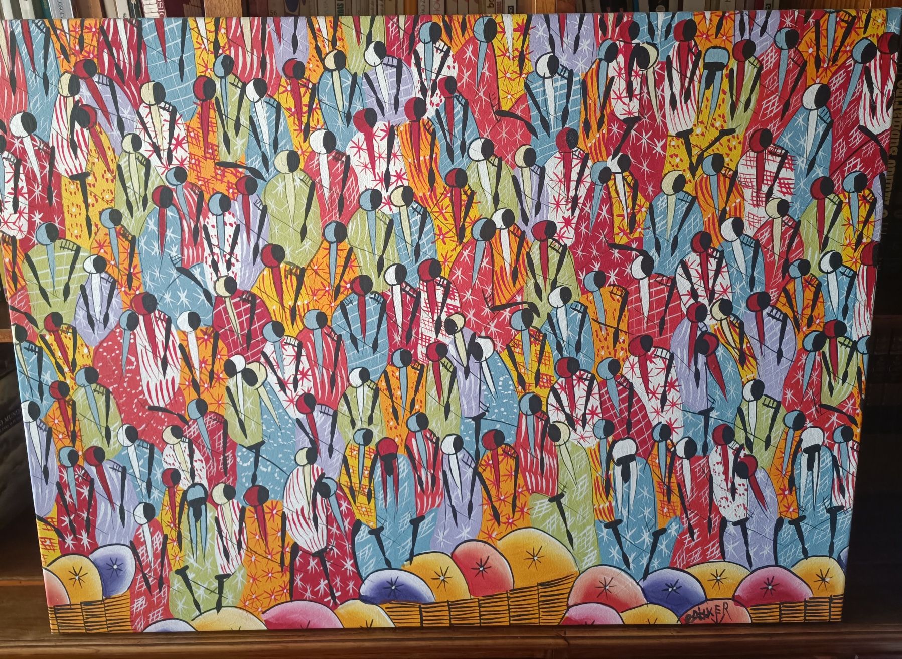 Quadro Pintura Acrílico em Tela