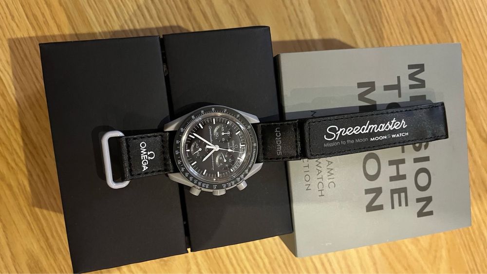 Relógio Swatch x omega mission to the moon