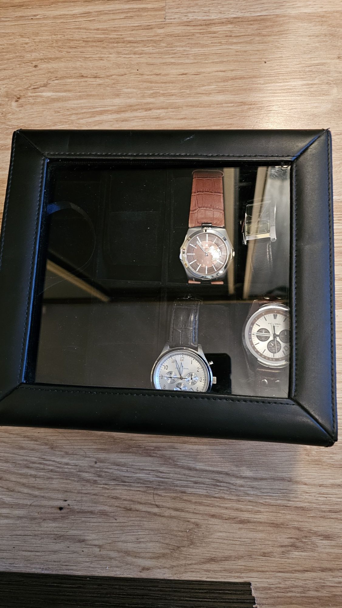 4 Zegarki w pudełku  Fossil Adriatica Jacques Lemans x2