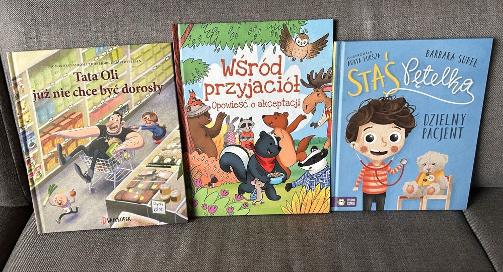 Duży zestaw książek dla dzieci bajki, Super Zings, encyklopedie i inne