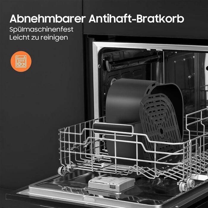 Аерогриль Crownberg CB-5543 1500Вт 4л аерофритюрниця, мультипіч