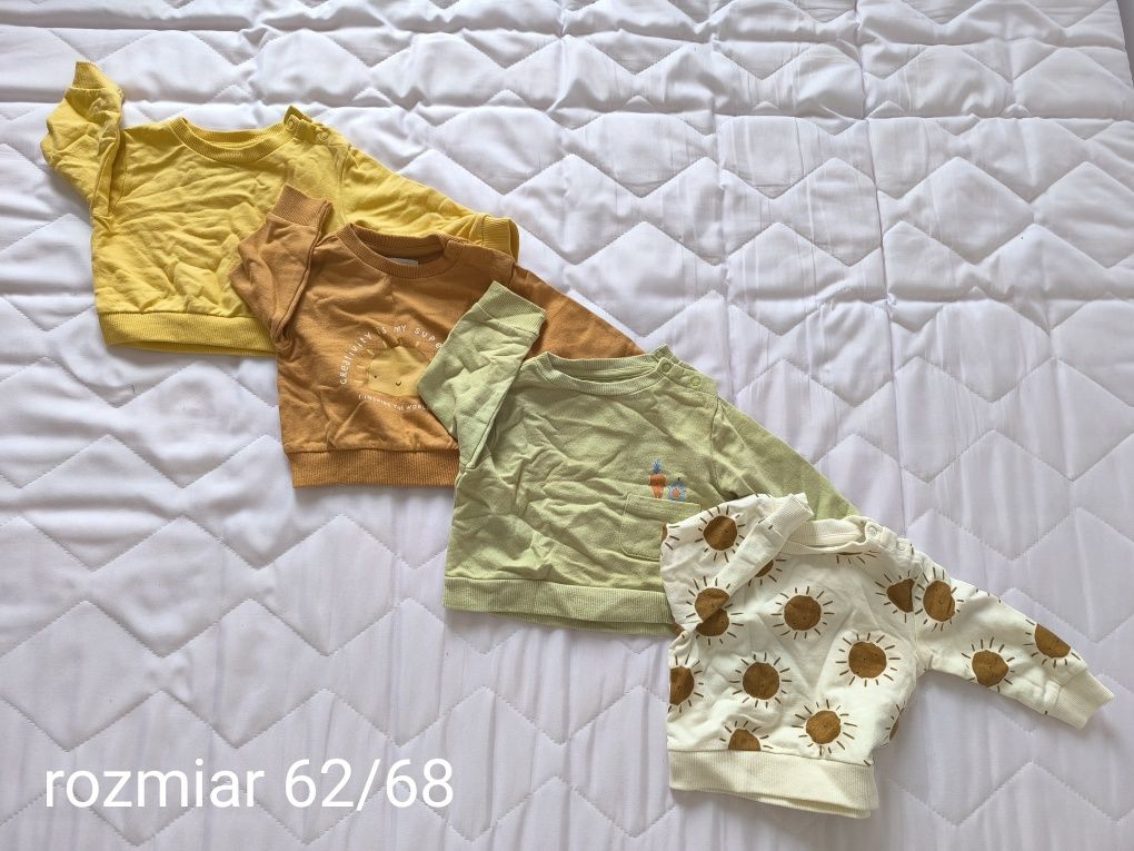 Ubranka dla niemowlaka, śpiworki, otulacz, rozm. 62-74