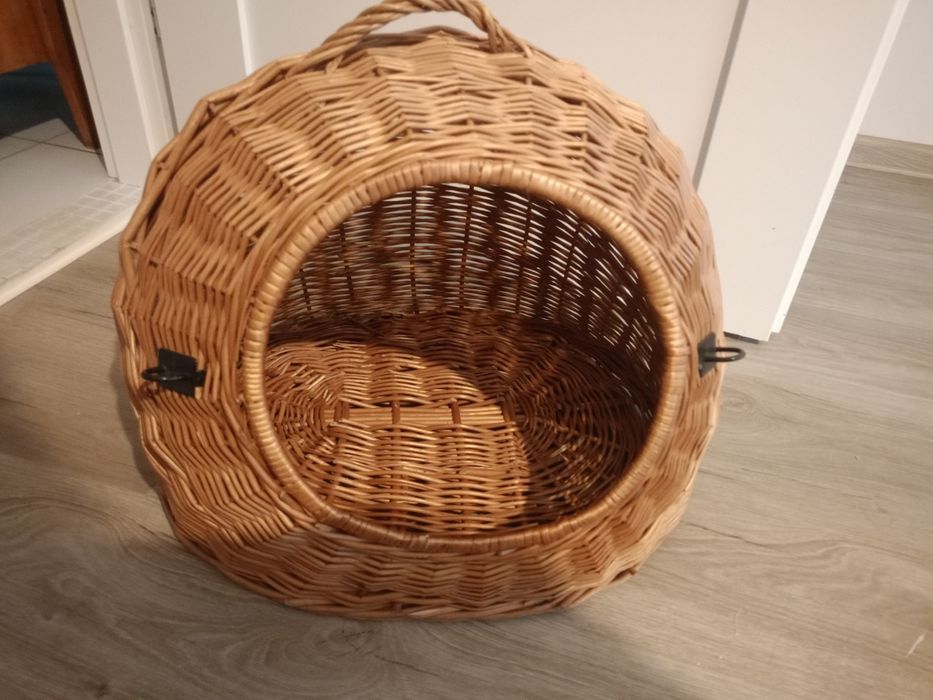 Kosz wiklinowy dla zwierząt