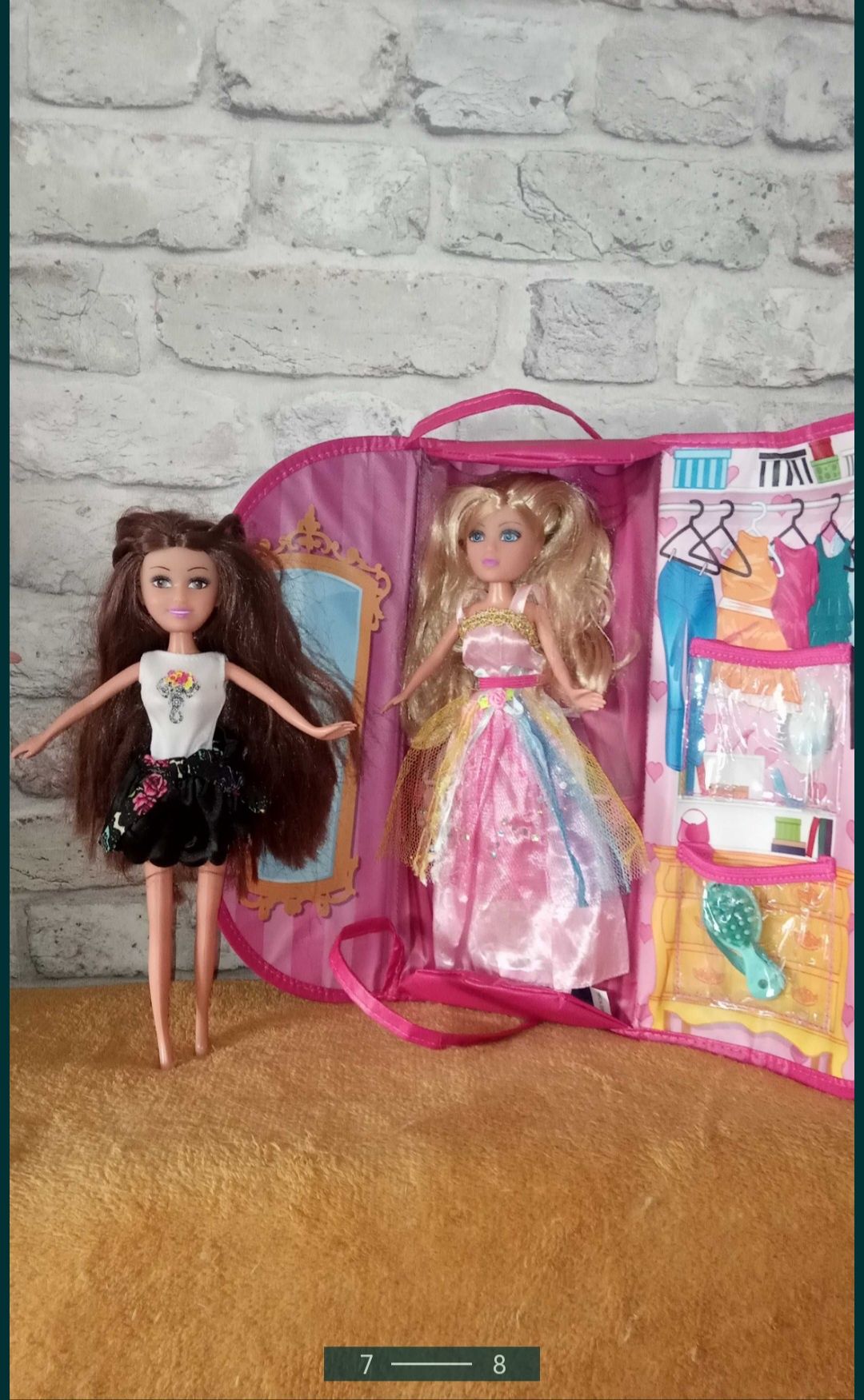 Okazja 2 nowe lalki Glimma Girlz w torebce na ramie