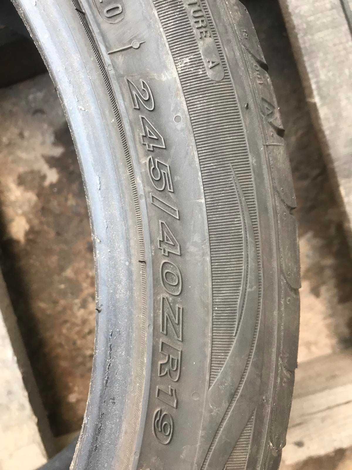 Шини Nexen NFera SU1 245/40R19 Пара Літо Б/у Склад Оригінал