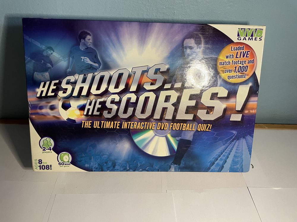 He shoots.. He scores! - The ultimate interactive dvd football quiz!