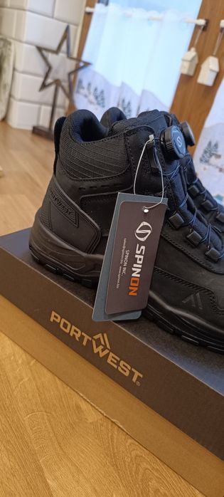 Buty robocze Portwest, wiązanie boa