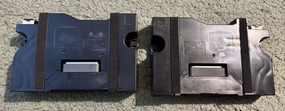 Głośniki z telewizorów LG