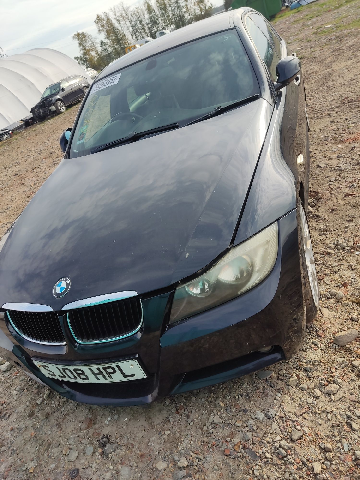 Karoseria BMW E90 E91 CARBONSCHWARZ M-pakiet Zderzak Błotnik Maska Drz