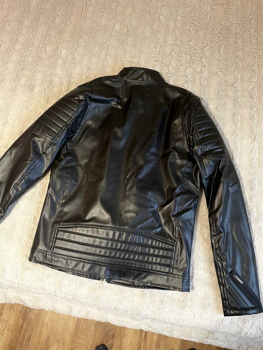 Чоловіча куртка з еко шкіри