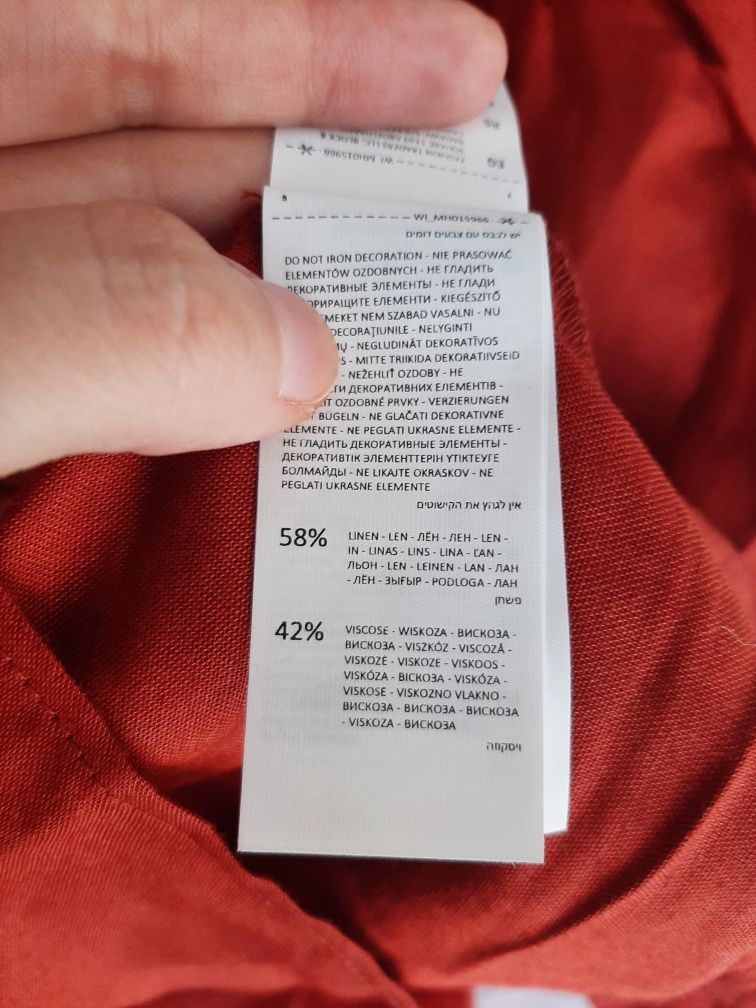 Nowa lniana koszula damska Mohito