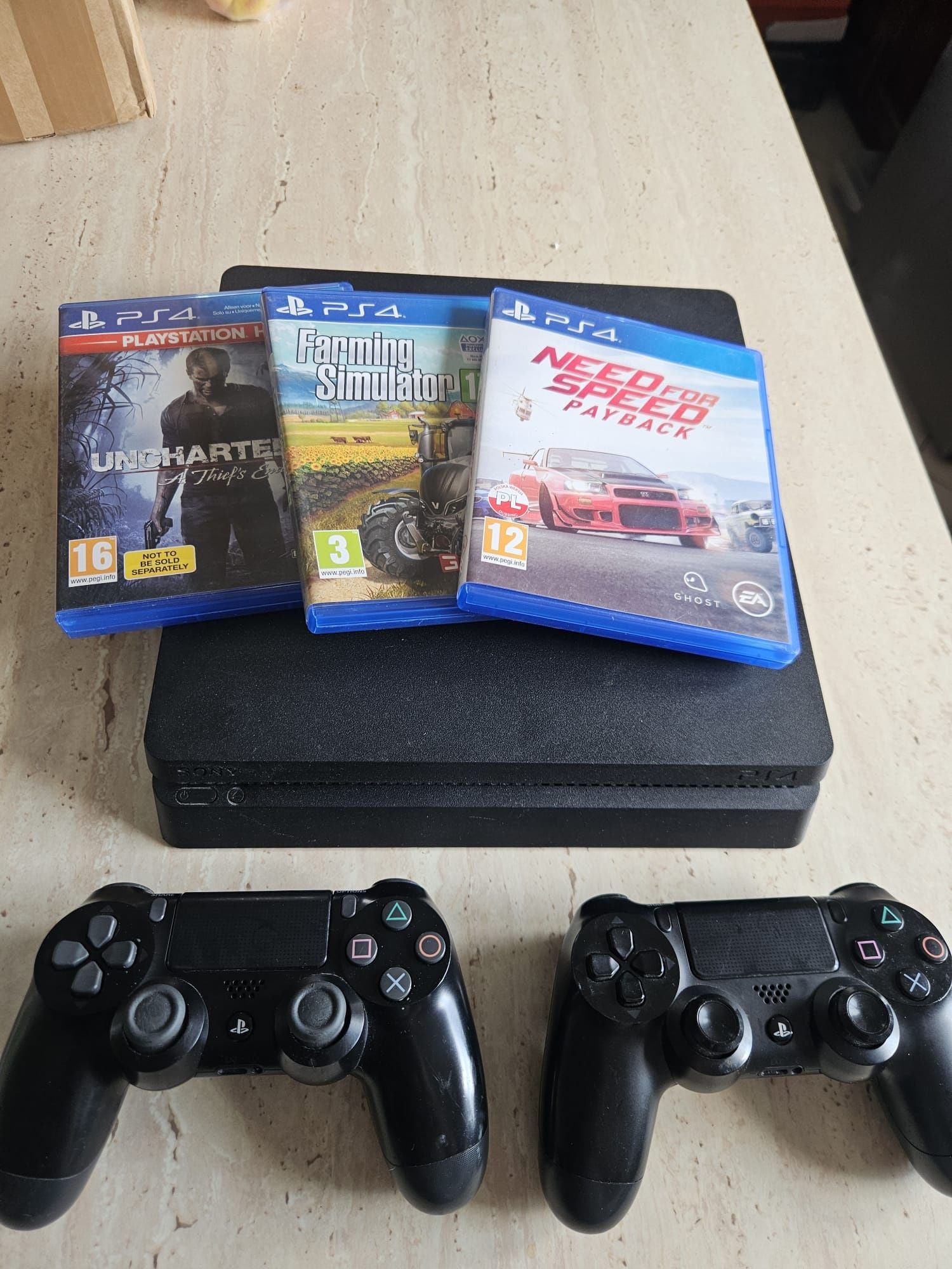 Sony Ps4 Slim 2x Pad gry zestaw