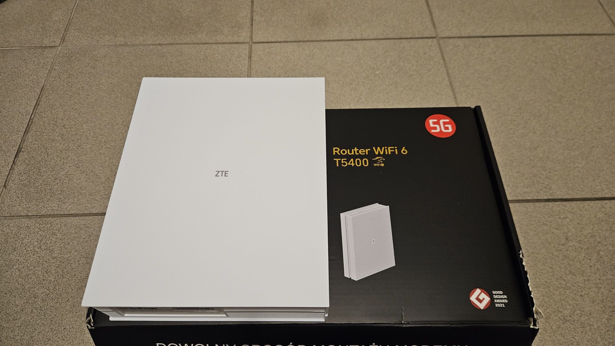 Nowy router WI-FI ZTE T5400 biały Jednostka IDU