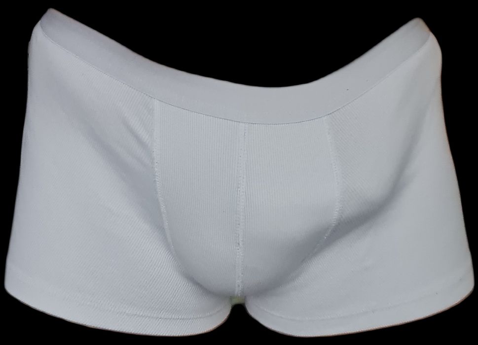 Bokserki Asos białe lub szare bawełna prążkowana