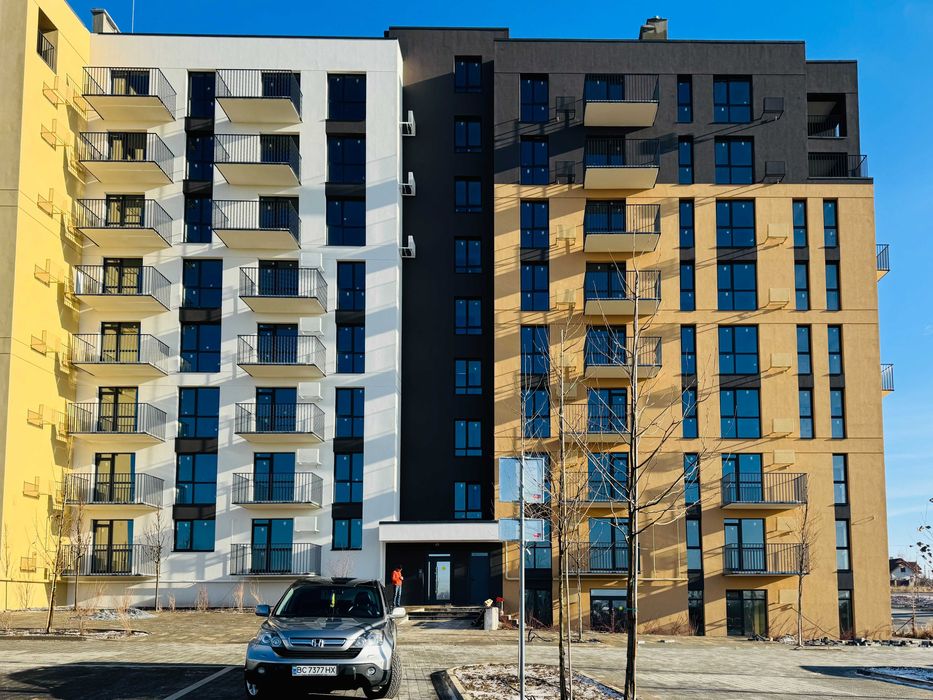 Продаж (Єоселя) 1-кімнатної квартири 41 м2 Пустомити (Львів за 9 км)