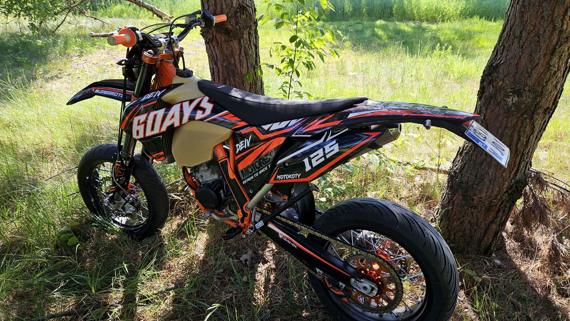 KTM EXC 125 supermoto sm super Six days