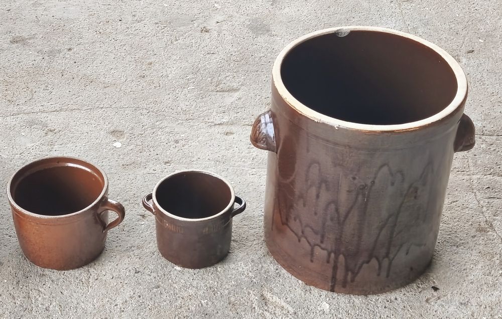 Kolekcjonerskie garnki kamionkowe bochnia