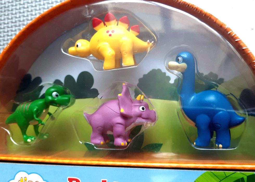 Prehistoric Pals My Mini Busy Books książka z figurkami po angielsku