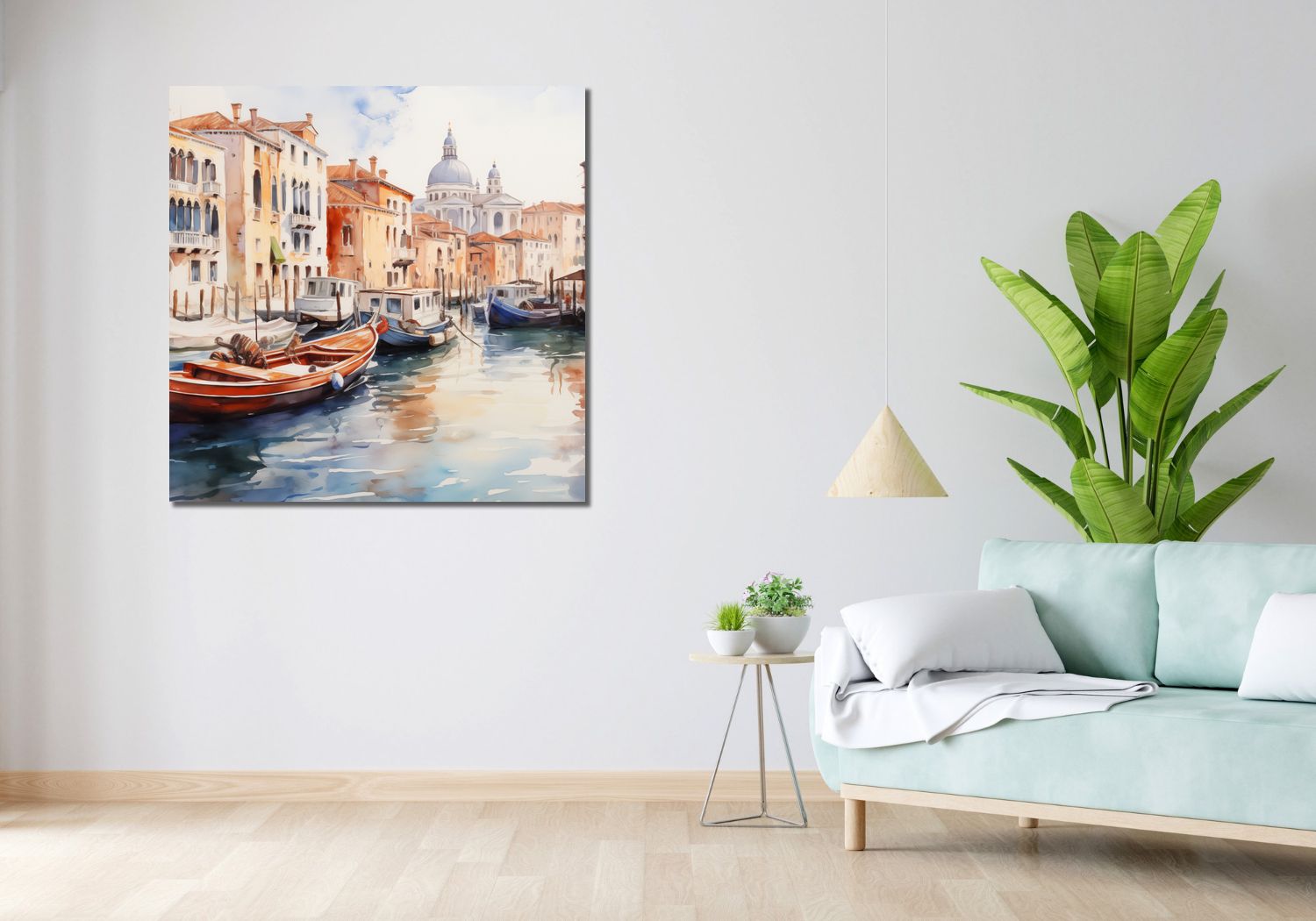 Obraz 100x100cm Wenecka Impresja