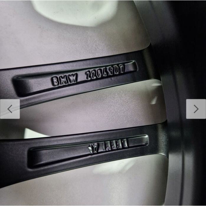 BMW OE 8.5" x 19" 5x120 ET 27/диски/дискі/ultra black