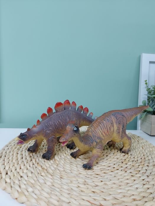 Dinozaur dwie sztuki gumowe