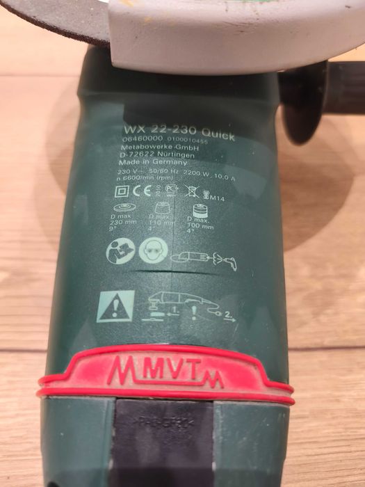 Szlifierka kątowa Metabo WX 22-230 Quick