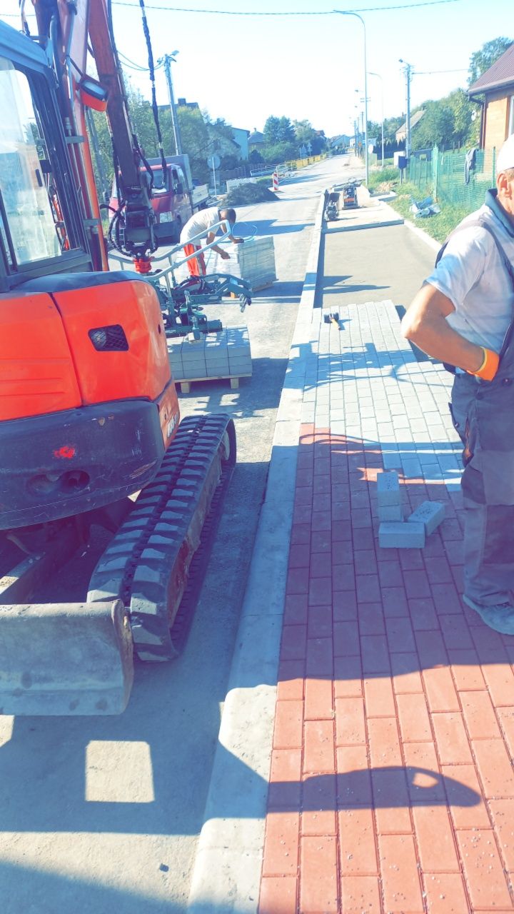Układanie kostki brukowej, granitowej i wszelkie prace brukarskie