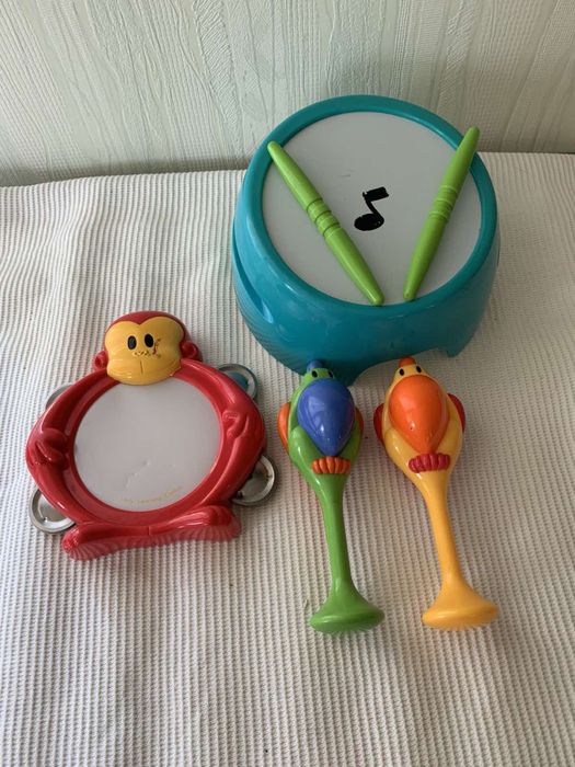 Барабан, бубен, маракаси mothercare