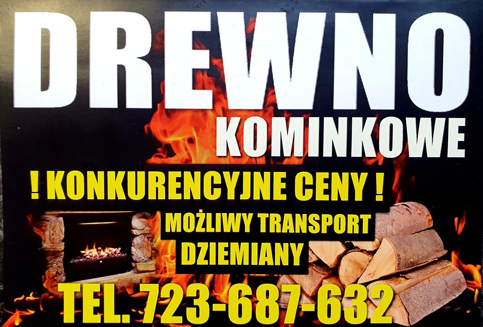 Drewno kominkowe dąb