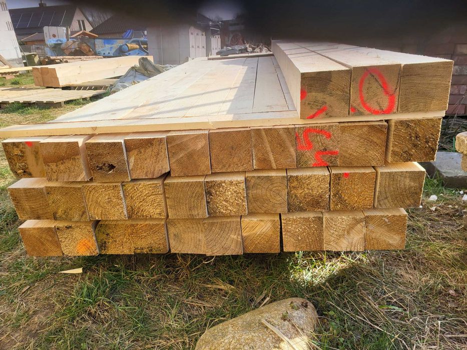 Deska tarasowa Deski Belki łaty katłaty Opał Więźba dachowe