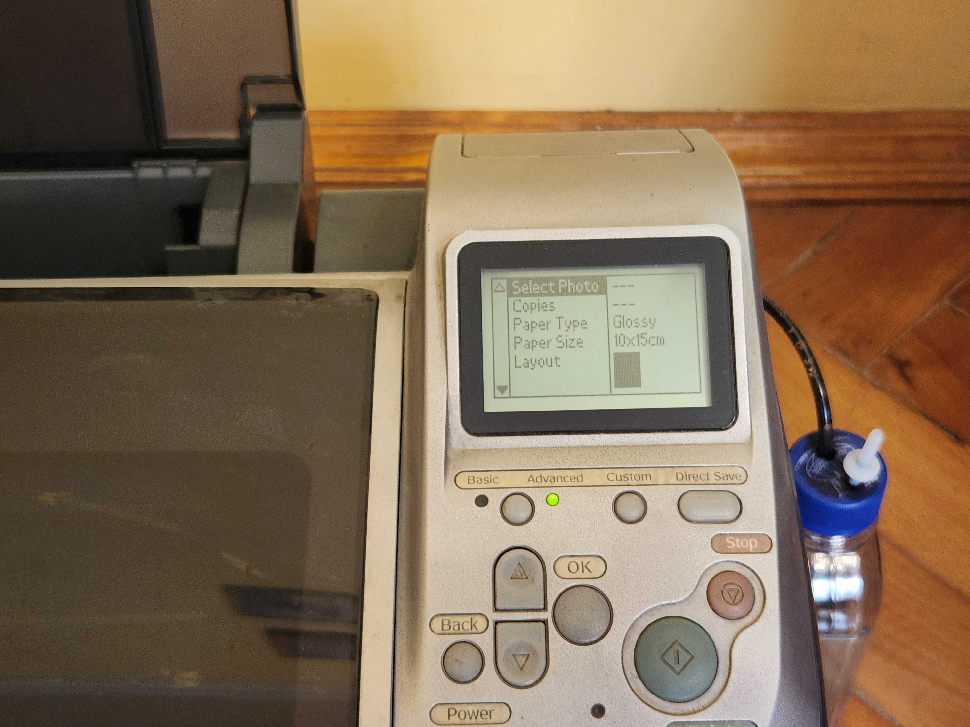 Принтер EPSON R300 с установленной СНПЧ