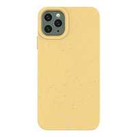 Eco Case Etui iPhone 11 Pro Max Silikonowe Żółte - Ochrona Ekologiczna