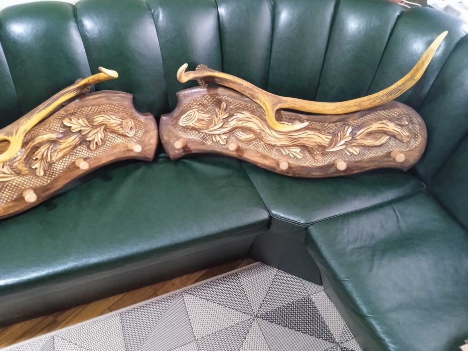 Вешалка роги оленя .